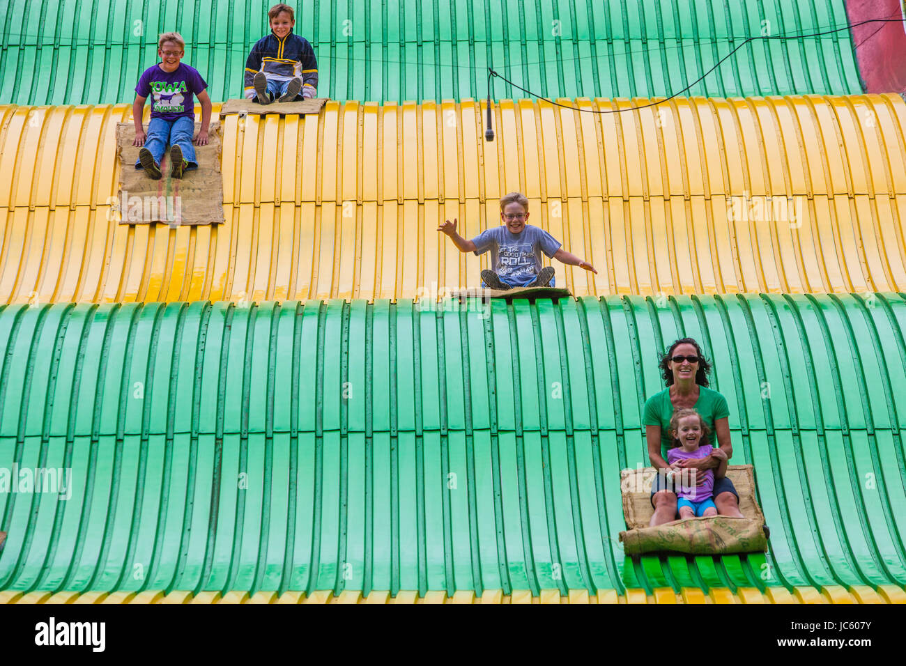 Iowa state fair ride hires stock photography and images Alamy