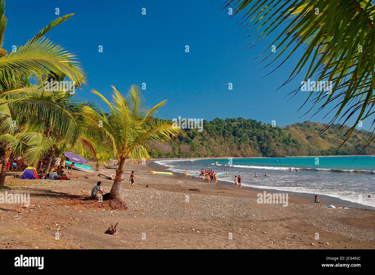 Costa Rica, on the beach of Herradura on the Pacific coast, am Strand