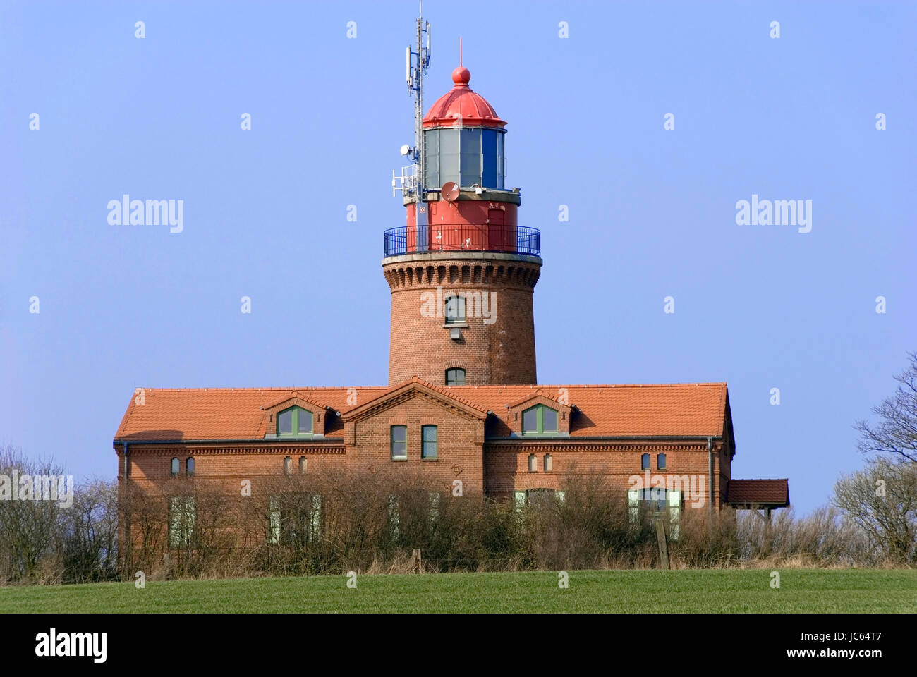 Germany, Mecklenburg-West Pomerania, cooling spring, lighthouse, Deutschland, Mecklenburg-Vorpommern, Kuehlungsborn, Leuchtturm Stock Photo