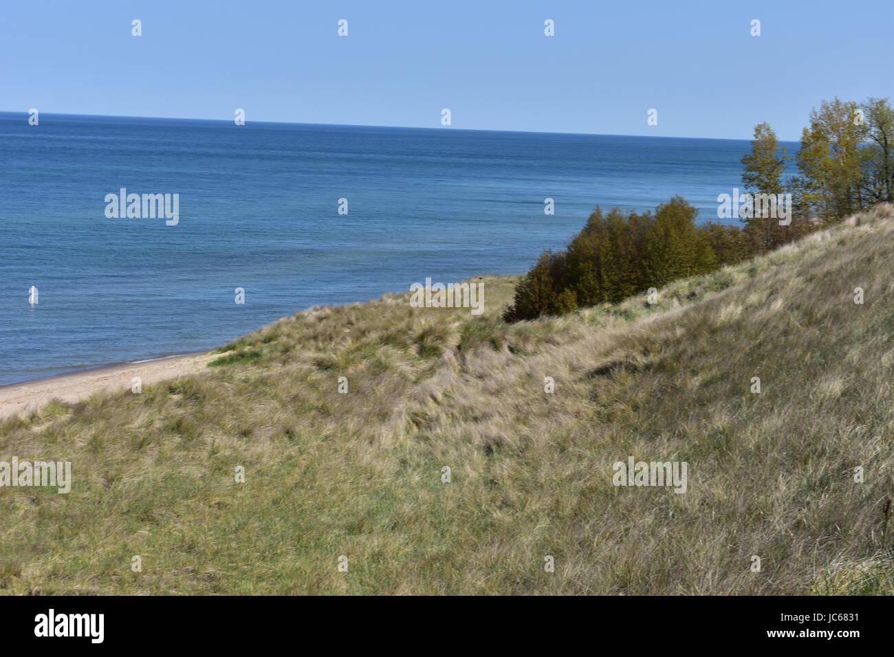 Tunnel State Park Beach Michigan Stock Photo Alamy