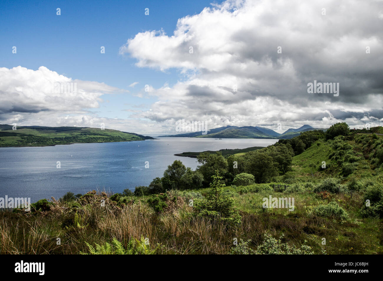 Scenic landscape of Isle of Mull, Scotland Stock Photo