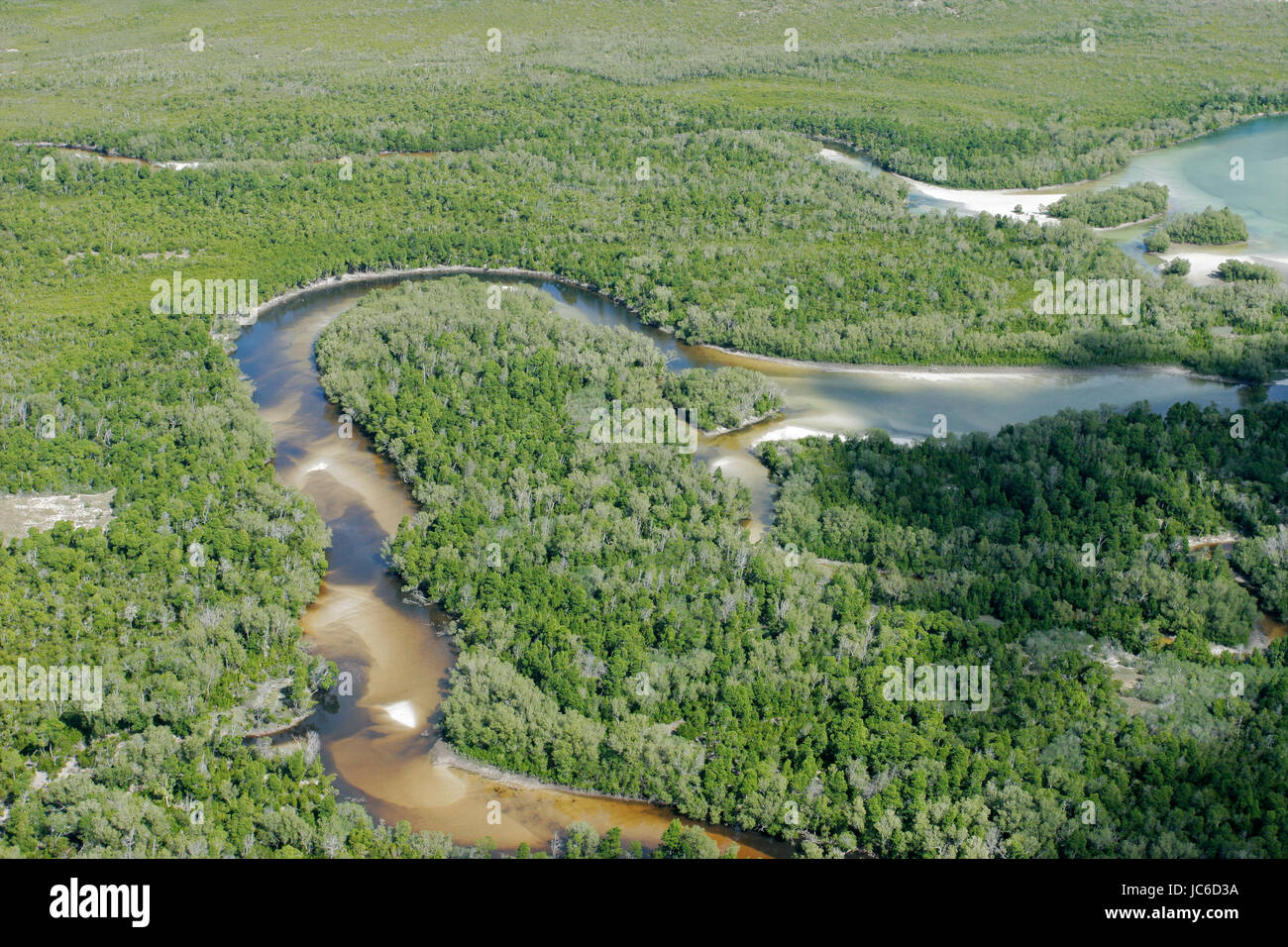 aerial-view-of-shallow-coastal-waters-and-forests-of-the-tropical-coast