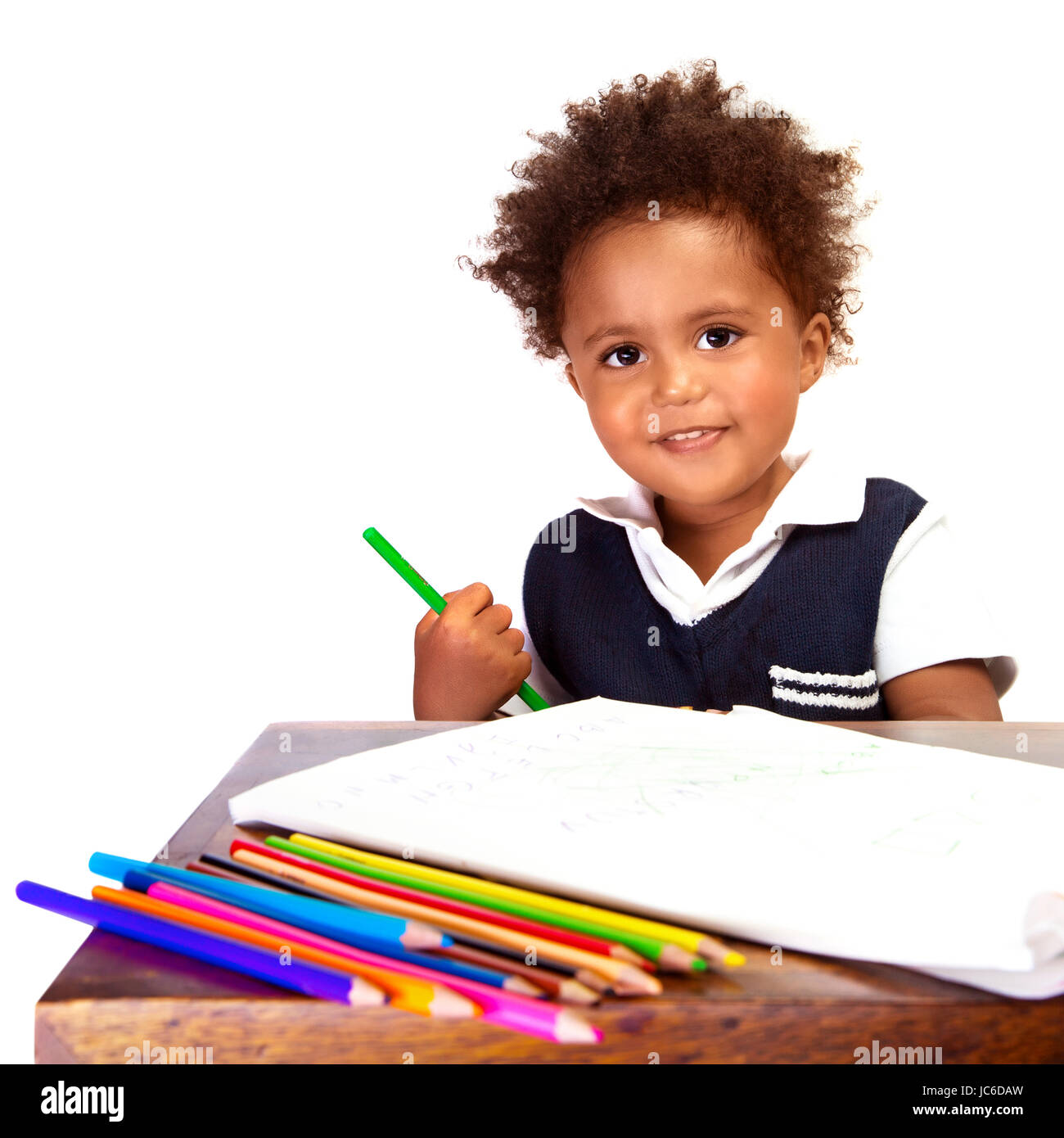 Little Sweet Children Learn Draw High Resolution Stock Photography And Images Alamy