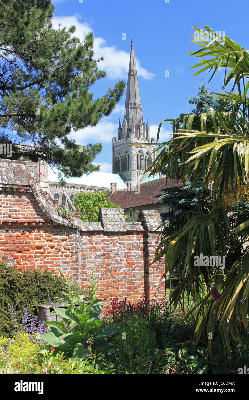 Palace Garden, Chichester Cathedral, Chichester, West Sussex