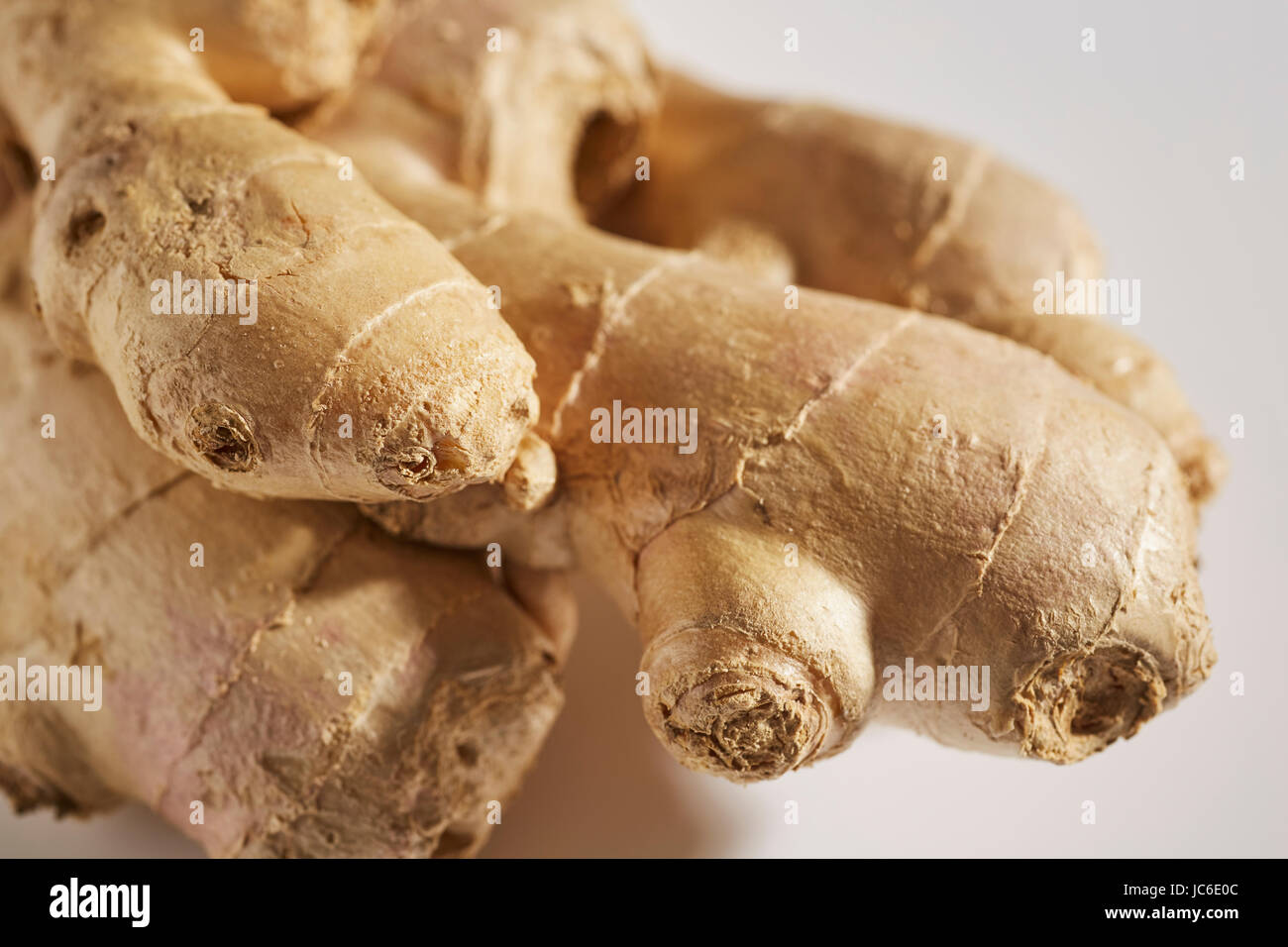 a whole fresh ginger root from China, an important ingredient in Asian