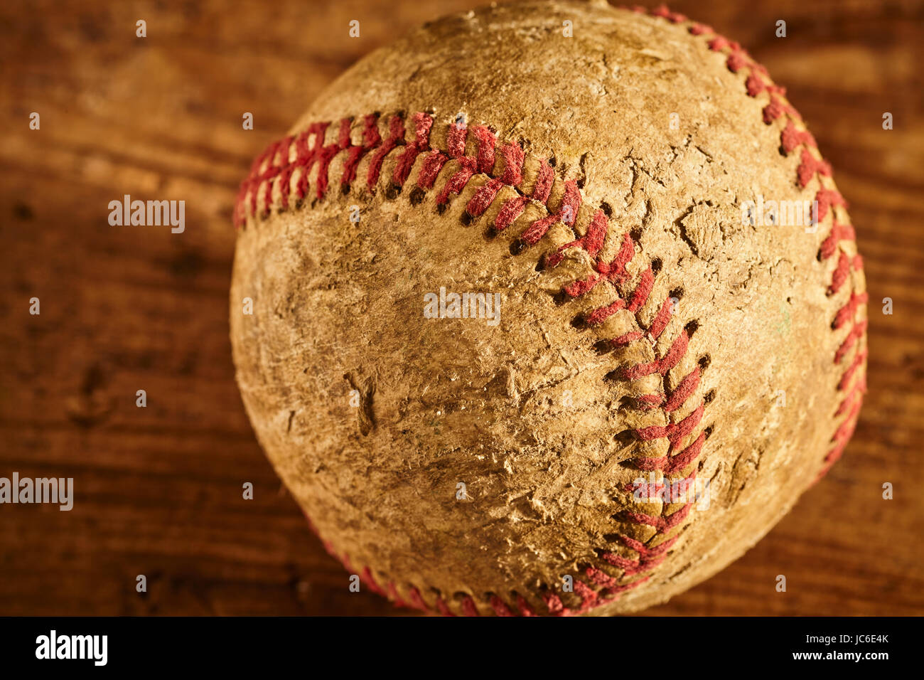 an old, worn, American, baseball Stock Photo - Alamy