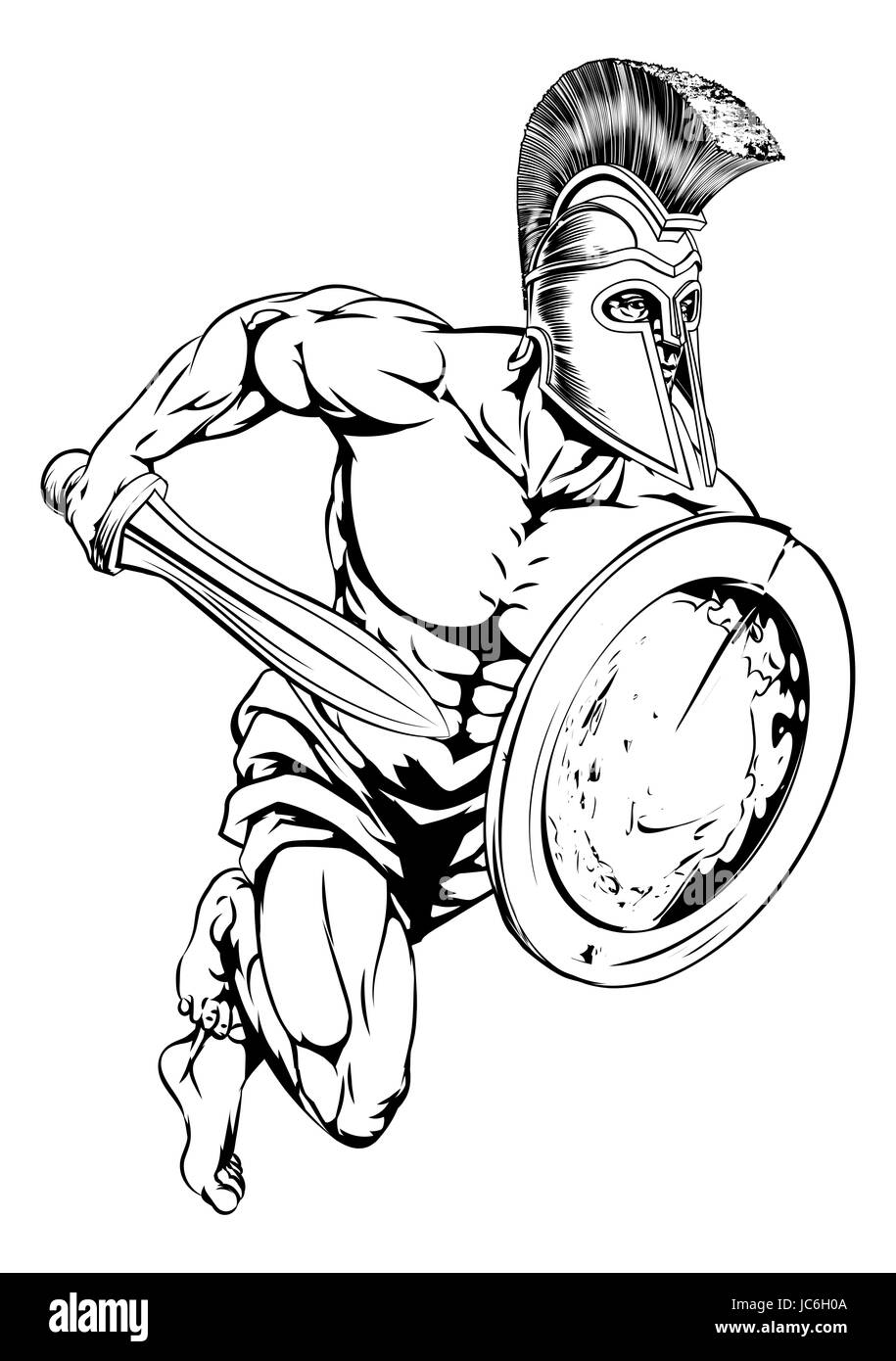 gladiator drawing