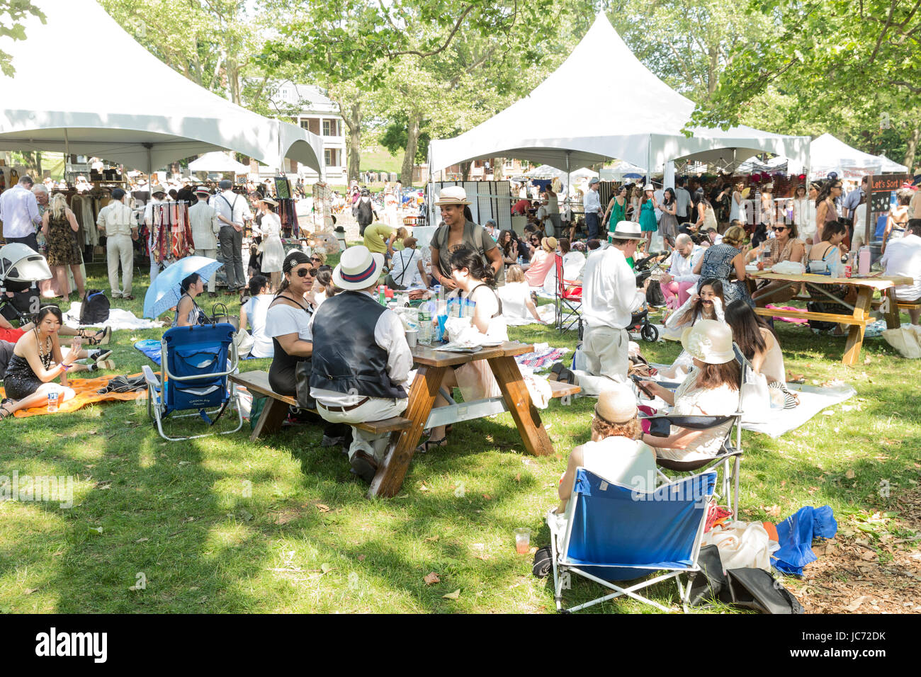 New York, NY - June 10, 2017: Atmosphere at 12th Annual Jazz Age Lawn ...