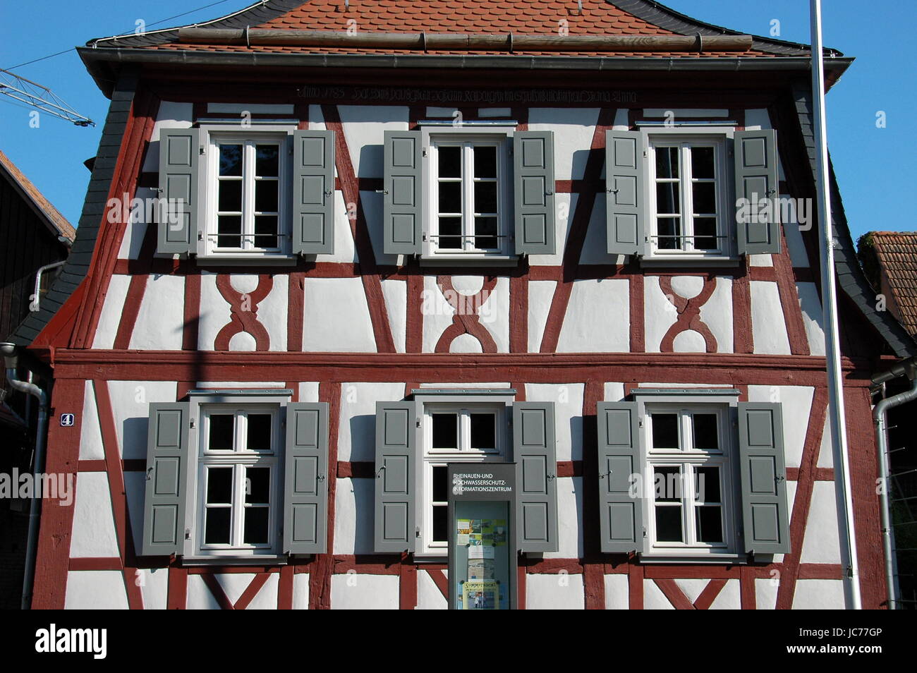 heritage museum haus am strom in neupotz / pfalz Stock Photo
