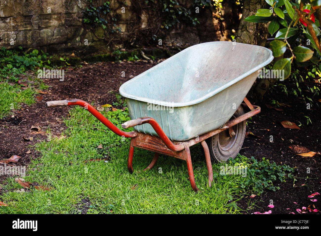 wheelbarrow Stock Photo