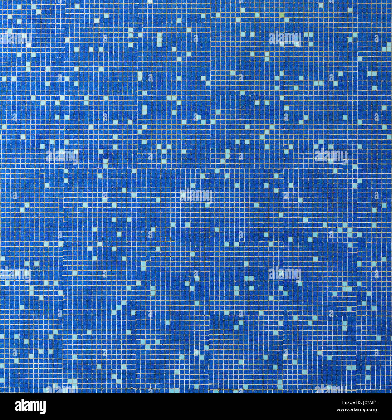 Blue mosaic tile background Stock Photo - Alamy