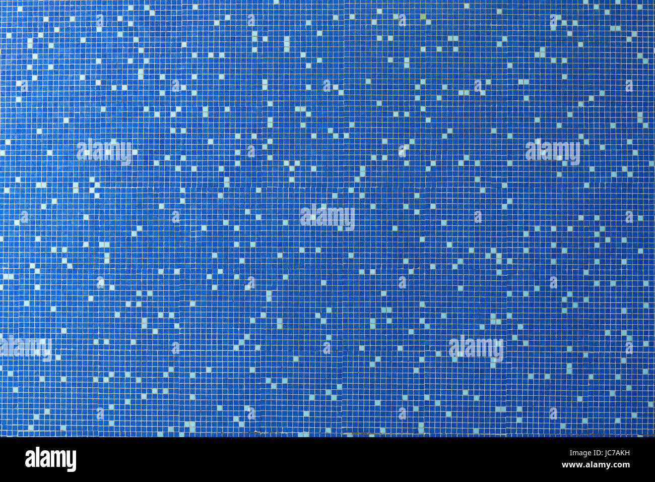 Blue mosaic tile background Stock Photo - Alamy