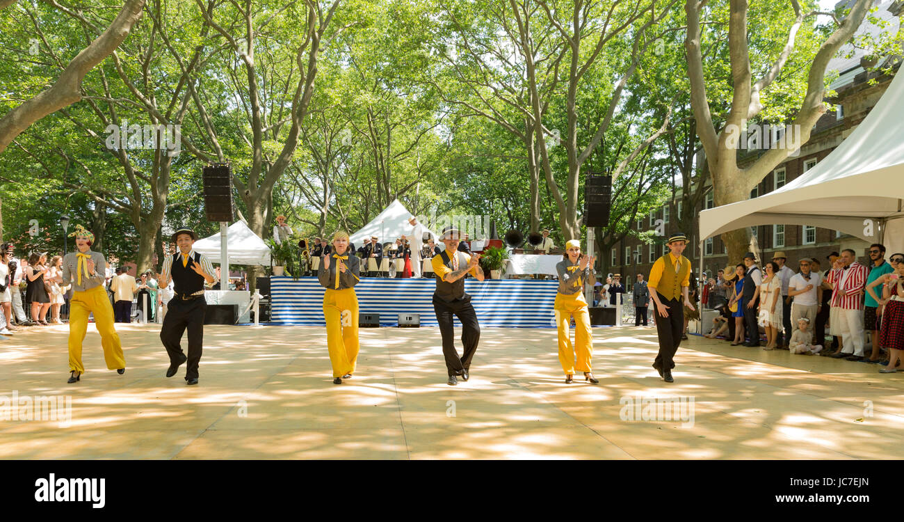 The Canarsie Wobb preform at 12th annual Jazz Age lawn party on ...