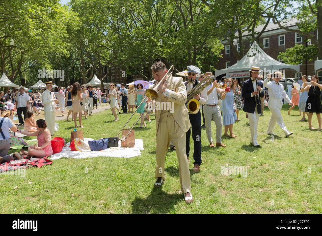 Michael Arenella preforms at 12th annual Jazz Age lawn party on ...