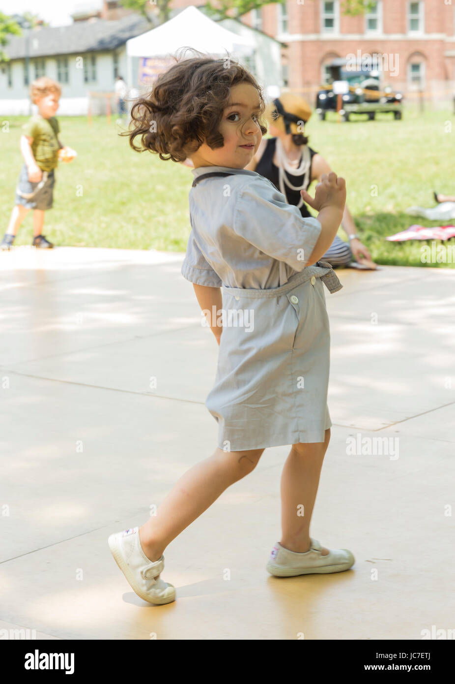 Atmosphere at 12th annual Jazz Age lawn party on Governors Island ...