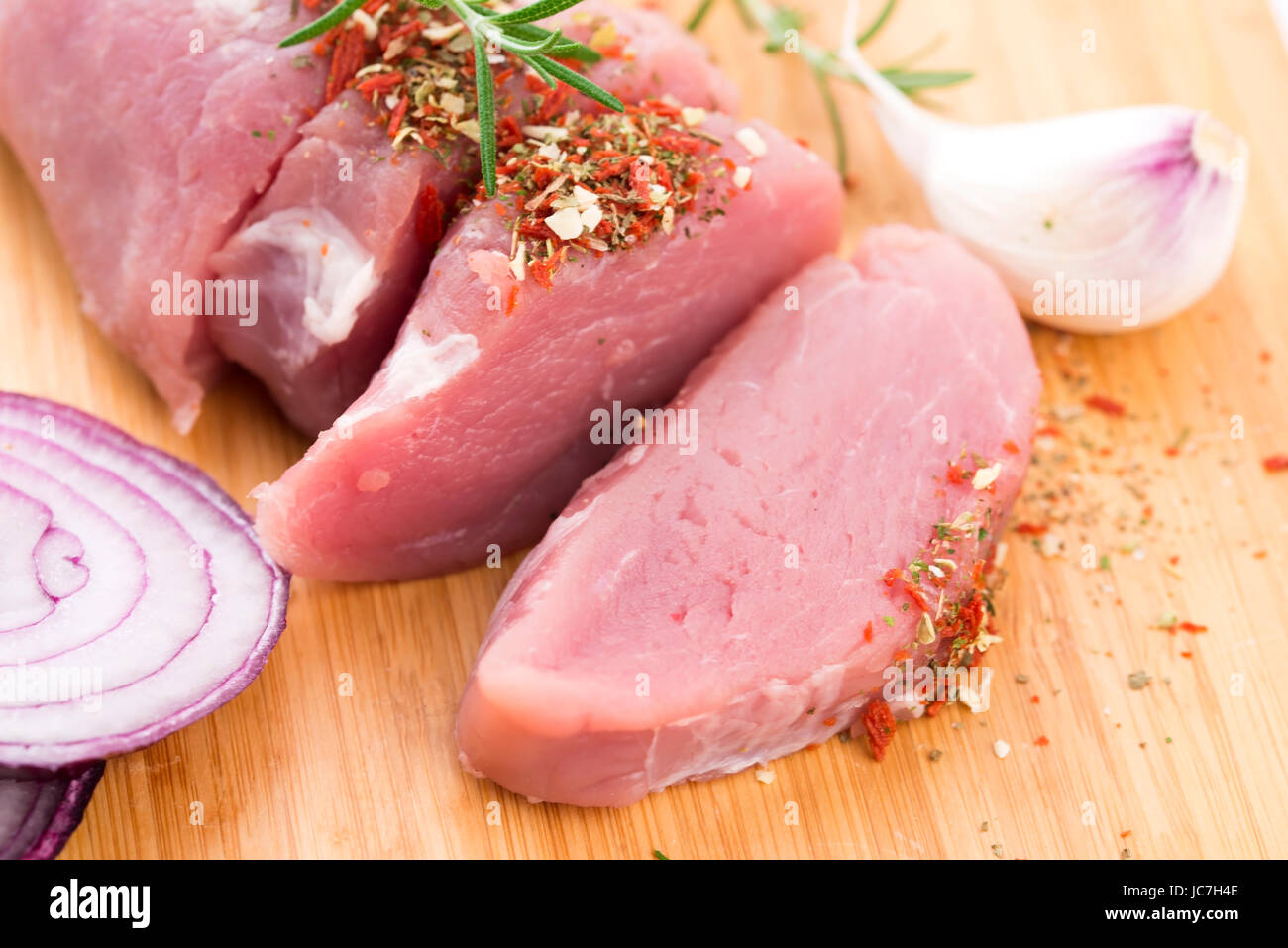 Fillet of pork Stock Photo - Alamy