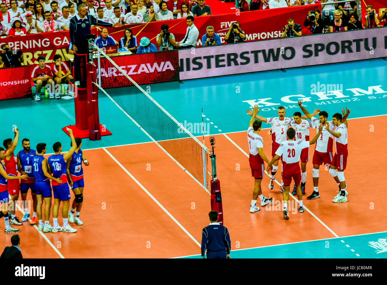 WARSAW, POLAND AUGUST 30 Volleyball Men's World Championship