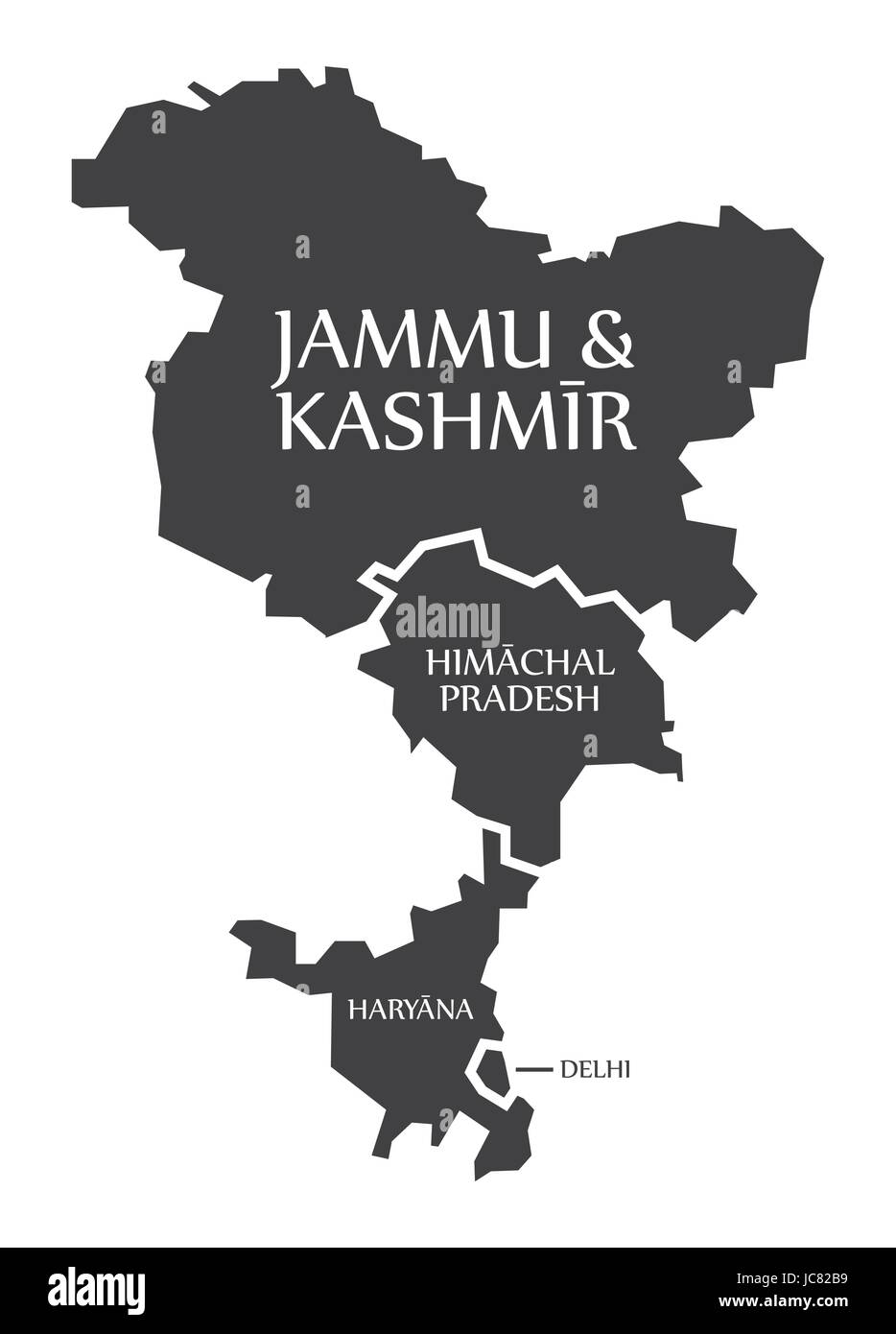 haryana map vector high resolution stock photography and images alamy https www alamy com stock photo jammu and kashmir himachal pradesh haryana delhi map illustration 145236317 html