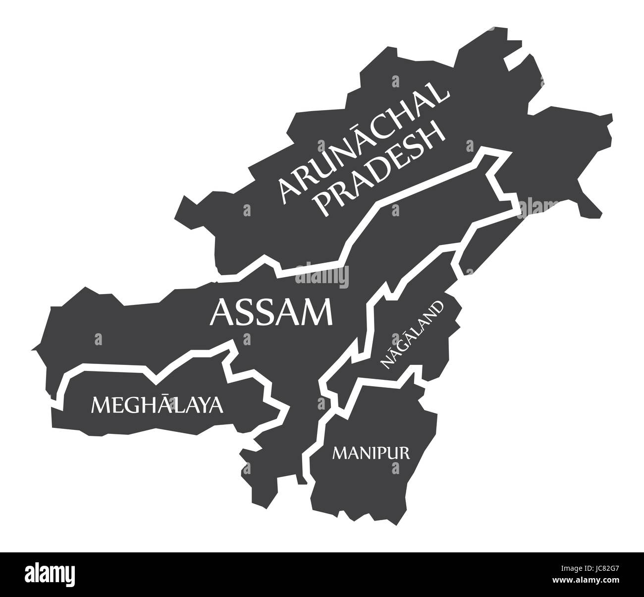 Assam Meghalaya Stock Vector Images Alamy kamrup-polytechnic-home