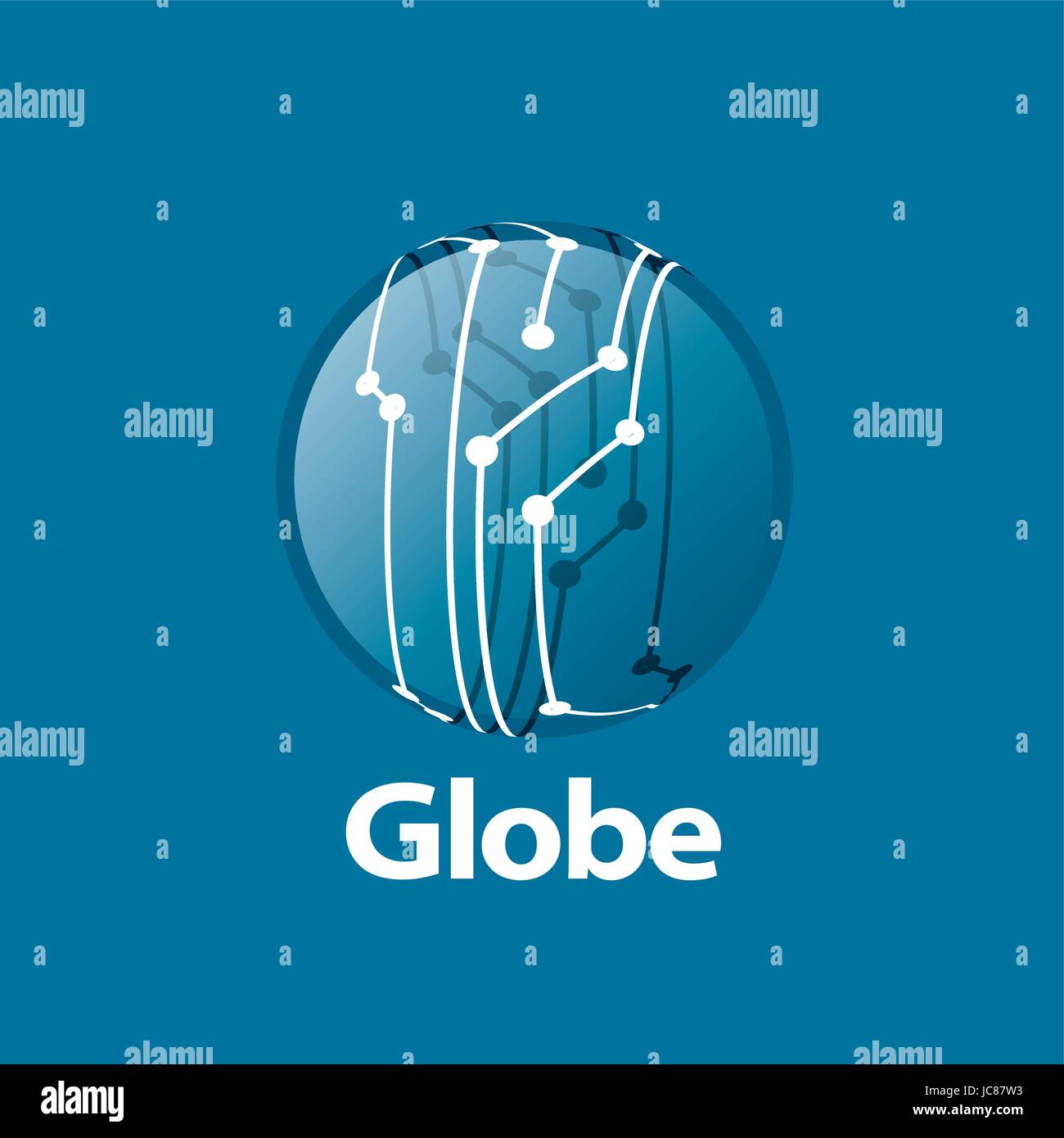 template logo design globe. Vector illustration icon Stock Vector Image ...