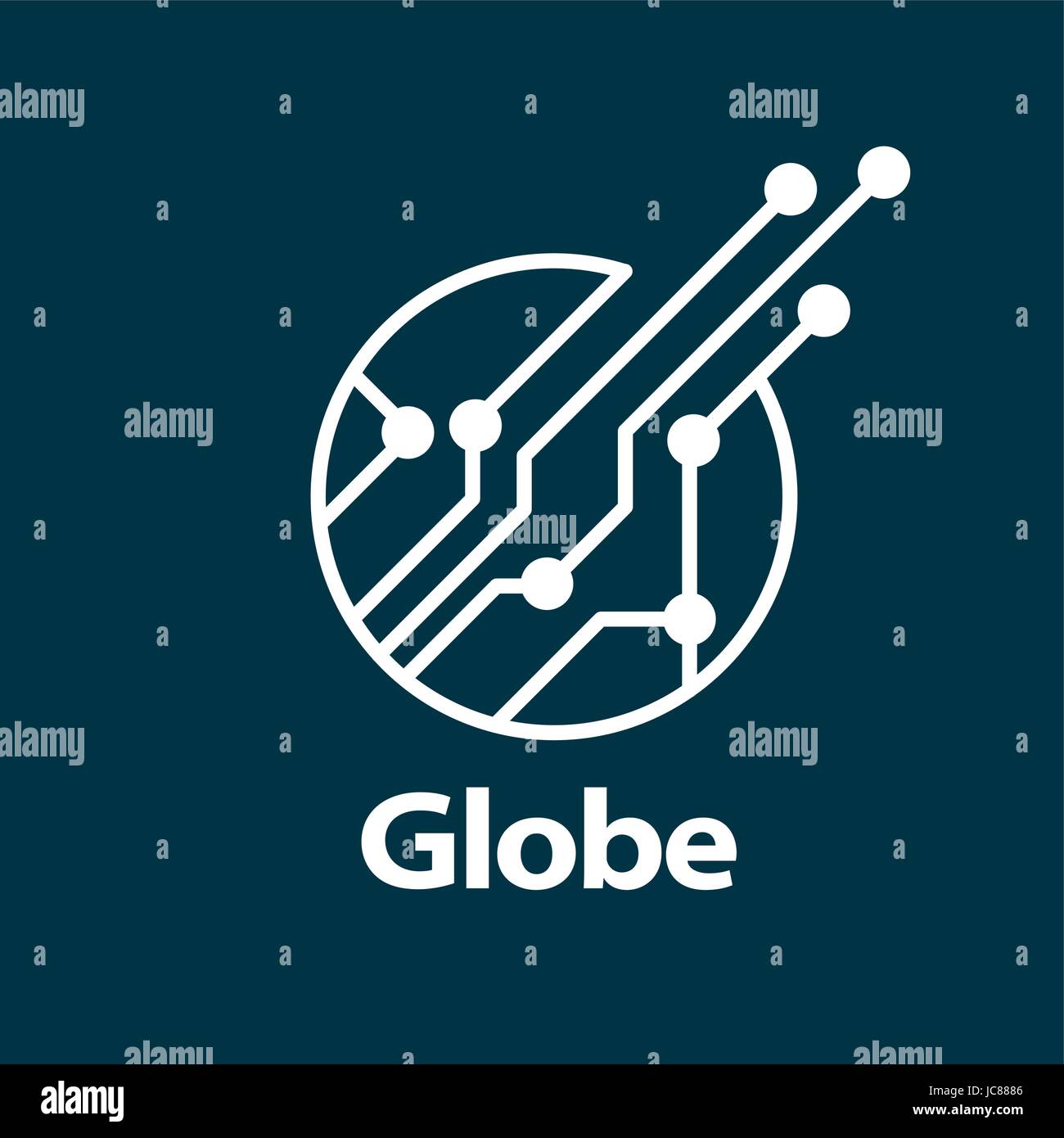 template logo design globe. Vector illustration icon Stock Vector Image ...