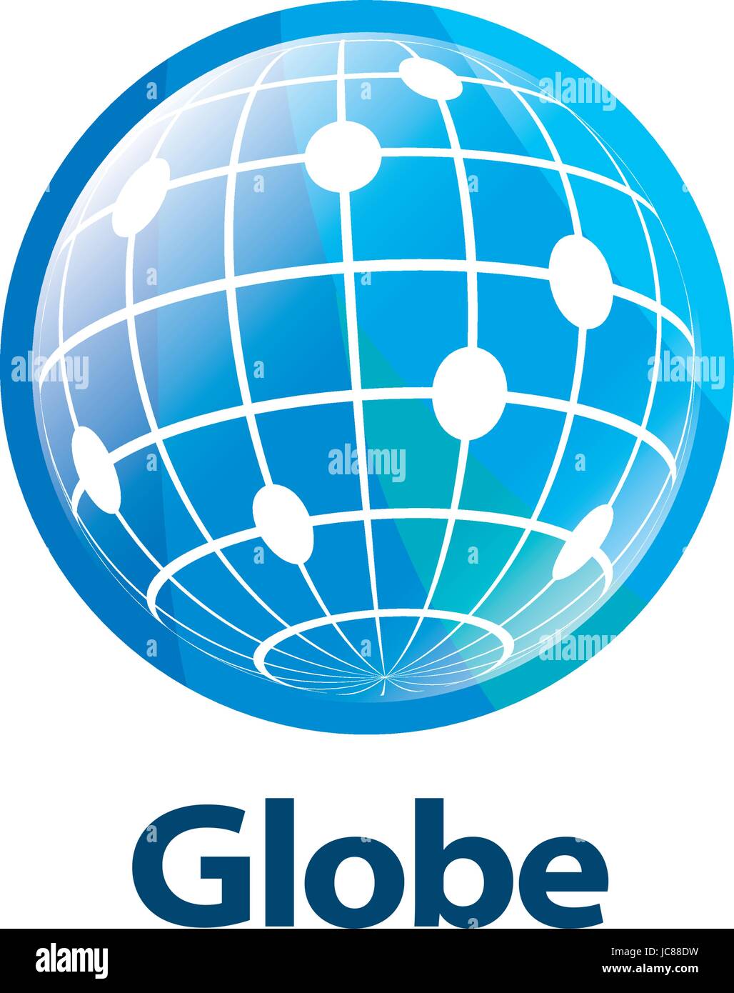 template logo design globe. Vector illustration icon Stock Vector Image ...