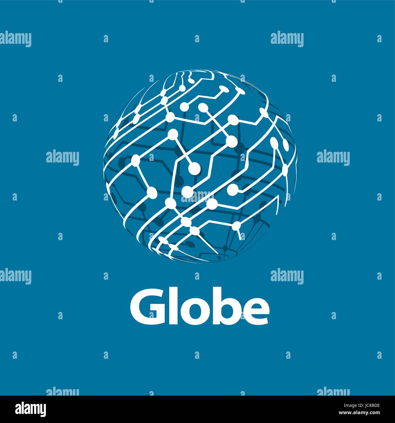 template logo design globe. Vector illustration icon Stock Vector Image ...