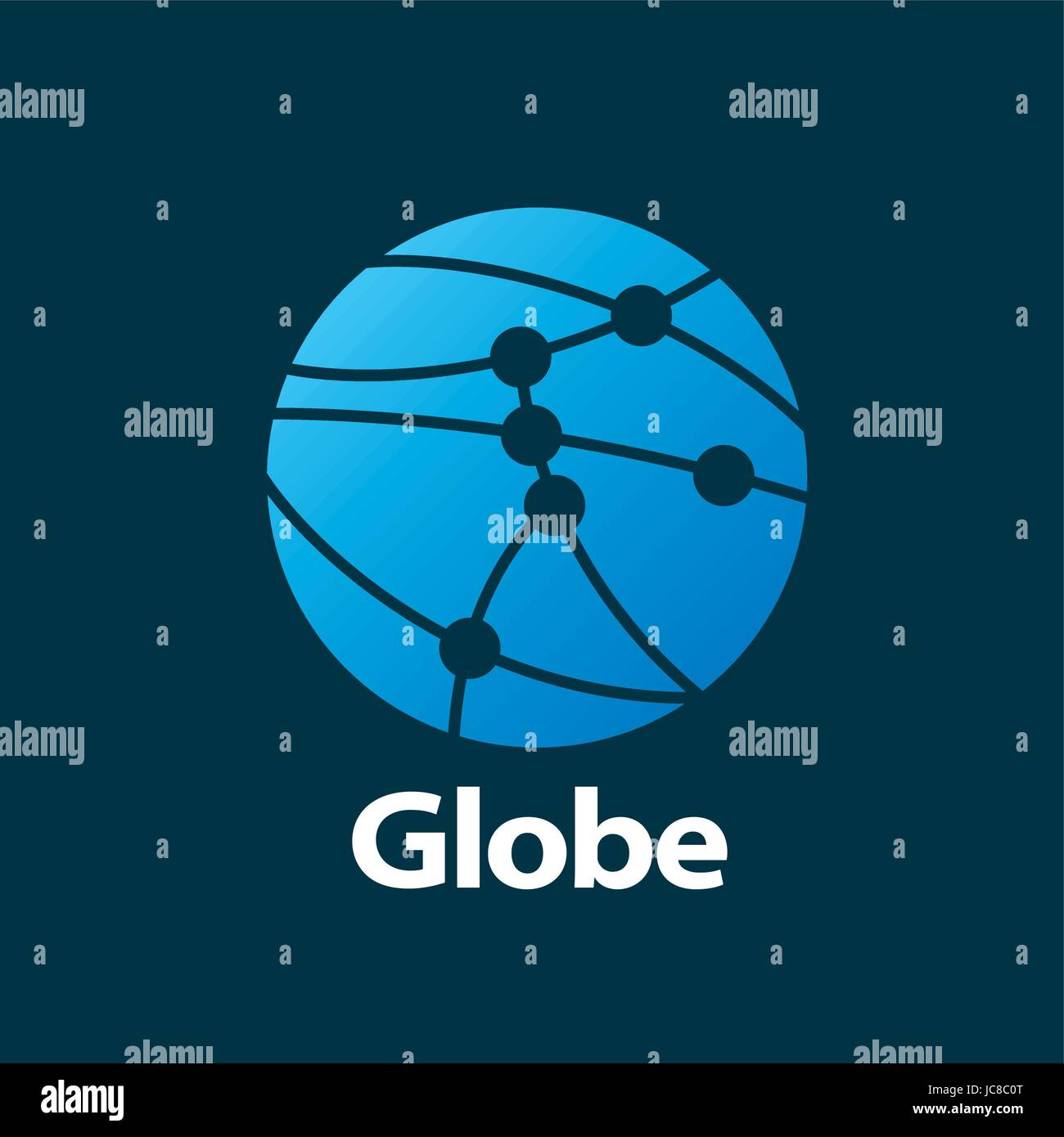 template logo design globe. Vector illustration icon Stock Vector Image ...