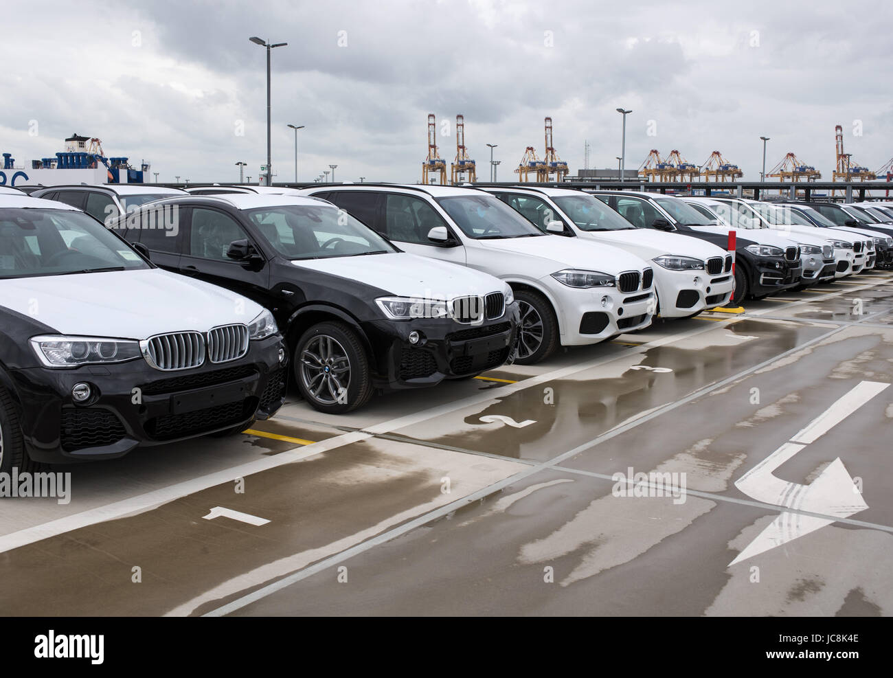 New Vehicles 2017 >> Bremerhaven Germany 12th June 2017 New Vehicles Of Bmw New Vehicles 2017 >> Bremerhaven Germany 12th June 2017 New Vehicles Of Bmw
