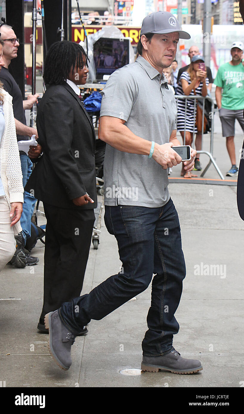 New York, NY, USA. 14th June, 2017. Mark Wahlberg at Good Morning America  promoting Transformers: The