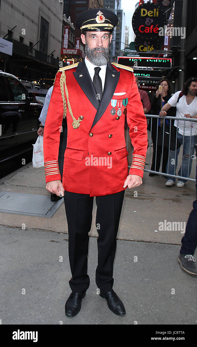 New York, NY, USA. 14th June, 2017. Captain Obvious at Good Morning ...