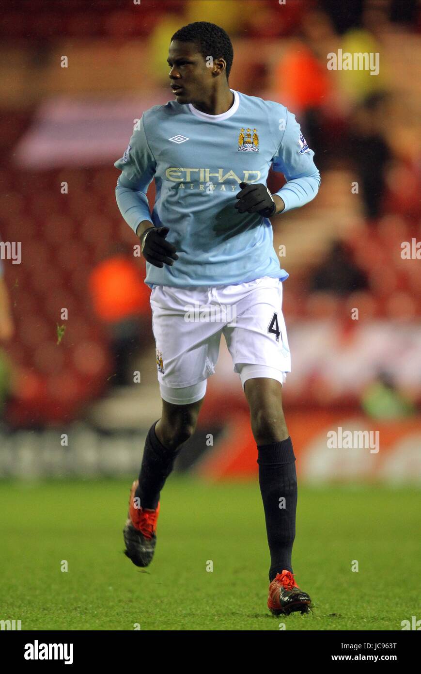 Dedryck Boyata Manchester City Fc Riverside Stadium Middlesbrough England 02 January 2010 Stock Photo Alamy