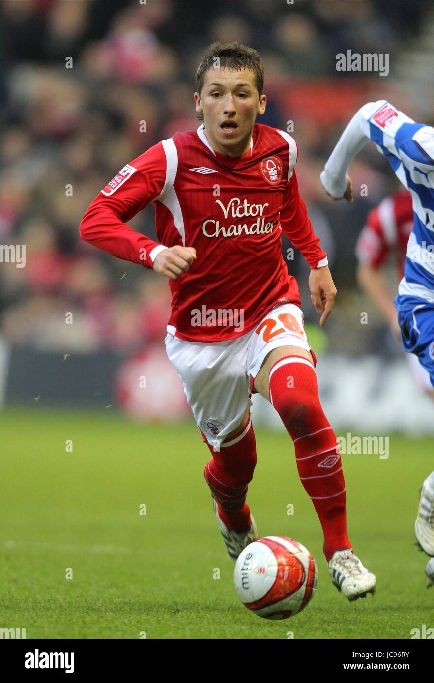 RADOSLAW MAJEWSKI NOTTINGHAM FOREST FC CITY GROUND NOTTINGHAM ENGLAND 16 January 2010 Stock Photo