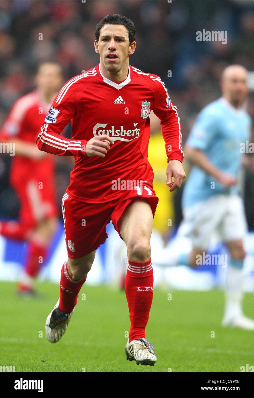 MAXI RODRIGUEZ LIVERPOOL FC EASTLANDS MANCHESTER ENGLAND 21 February