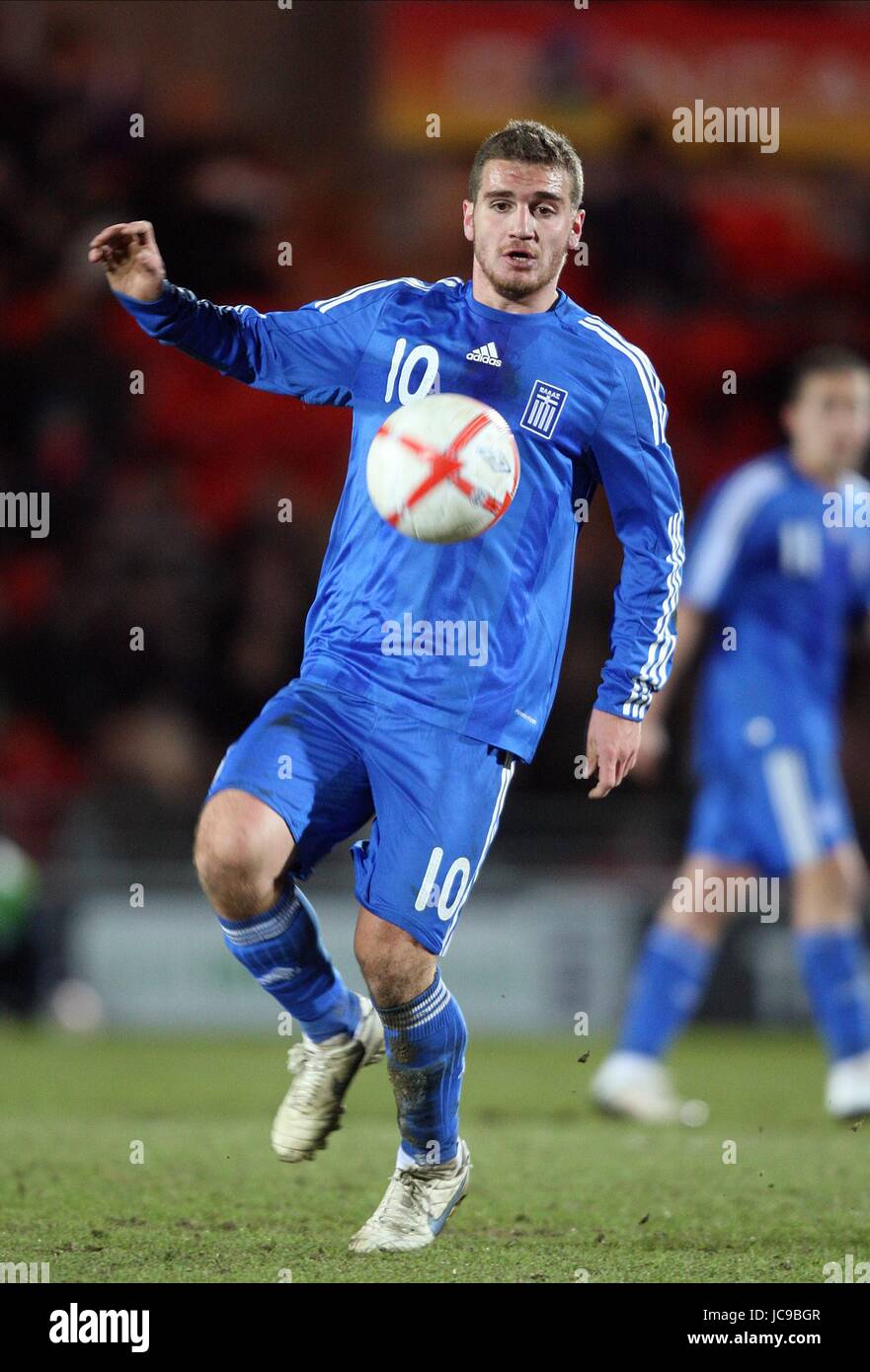 ELIN DIMOUTSOS GREECE U21 KEEPMOAT STADIUM DONCASTER ENGLAND 03 March 2010 Stock Photo