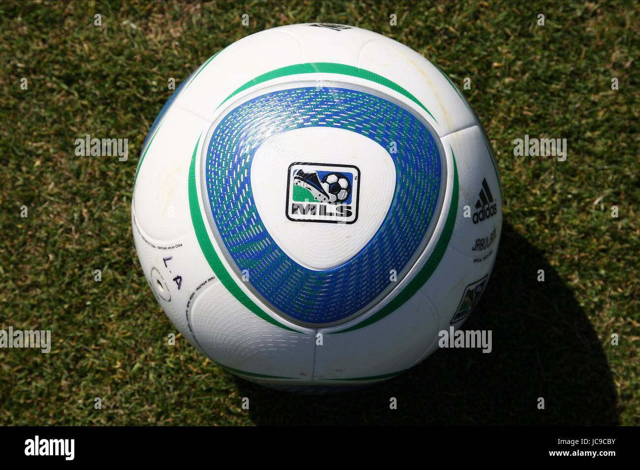 JABULANI MLS MLS AND WORLD CUP FOOTBALL LOS ANGELES CA USA 15 March 2010 Stock Photo