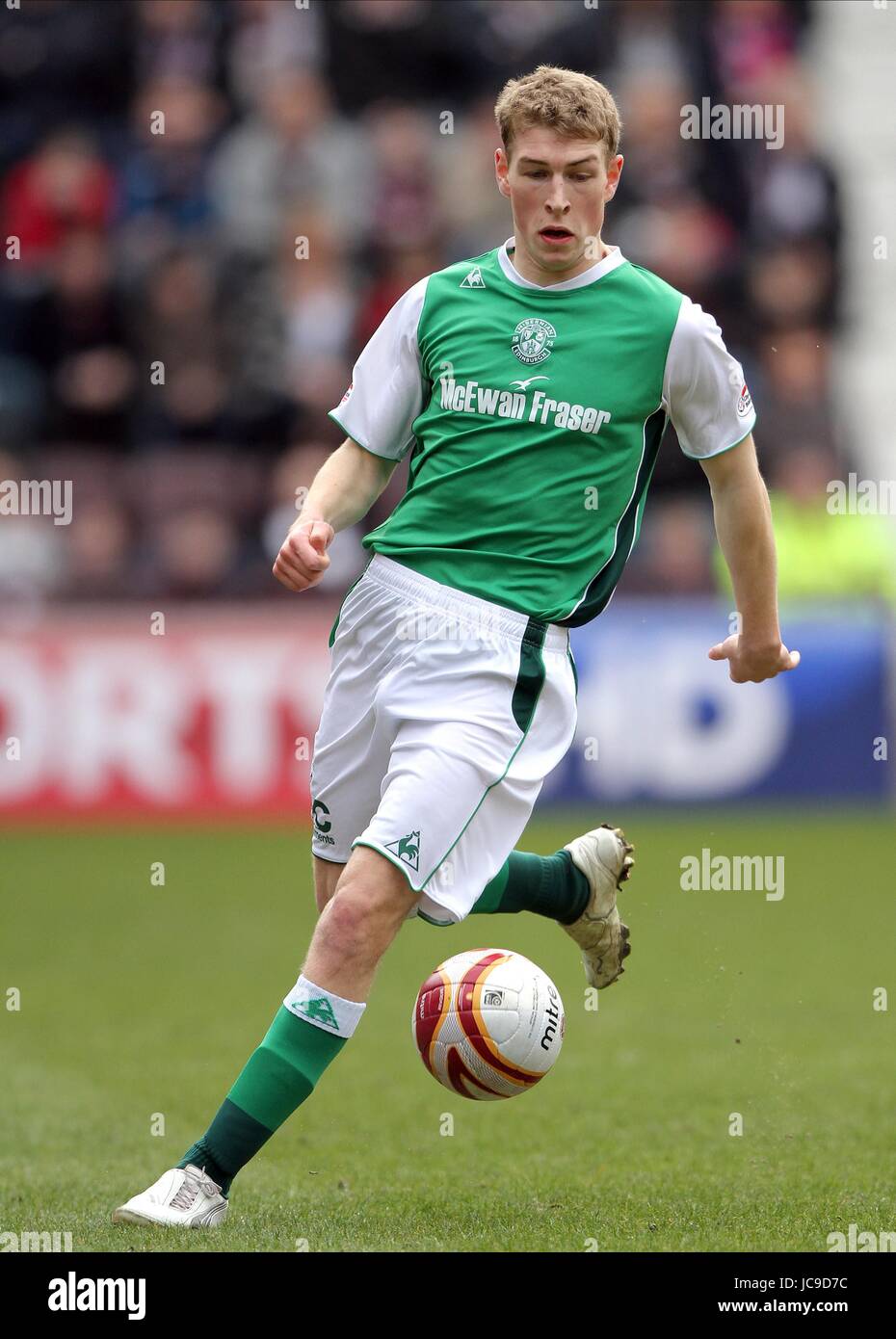 DAVID WOTHERSPOON HIBERNIAN FC TYNECASTLE EDINBURGH SCOTLAND 20 March