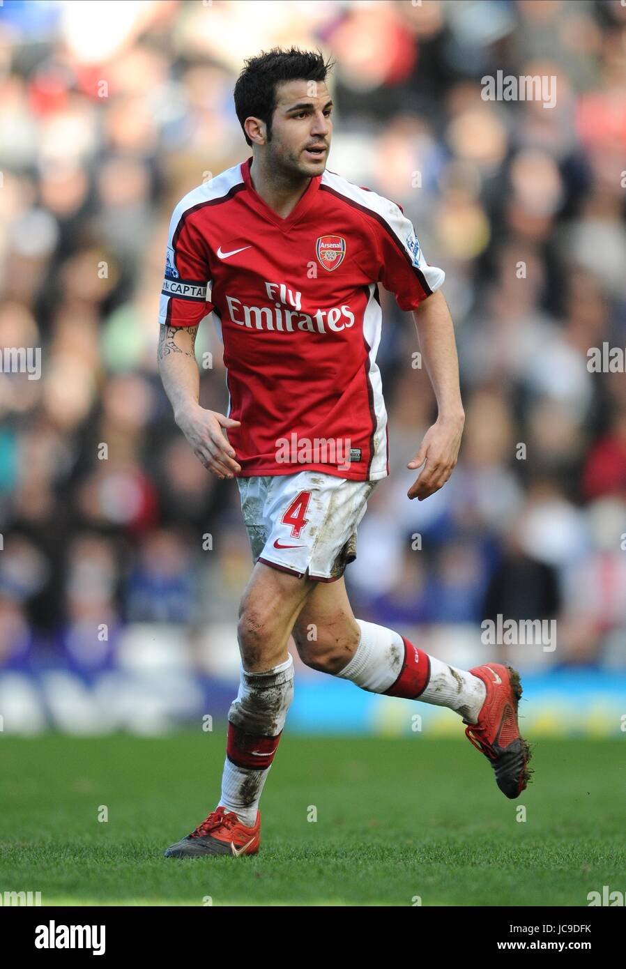 CESC FABREGAS ARSENAL FC ST ANDREWS BIRMINGHAM ENGLAND 27 March 2010 Stock  Photo - Alamy, image size:898x1390