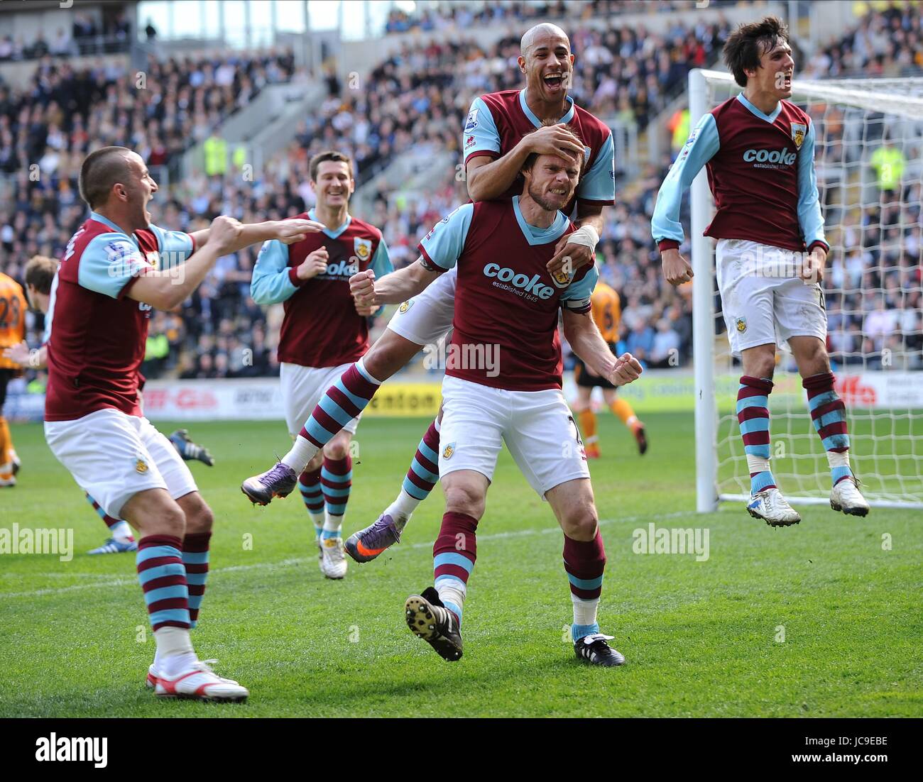 PATERSON NUGENT ALEXANDER HULL CITY V BURNLEY KC STADIUM HULL ENGLAND 10 April 2010 Stock Photo