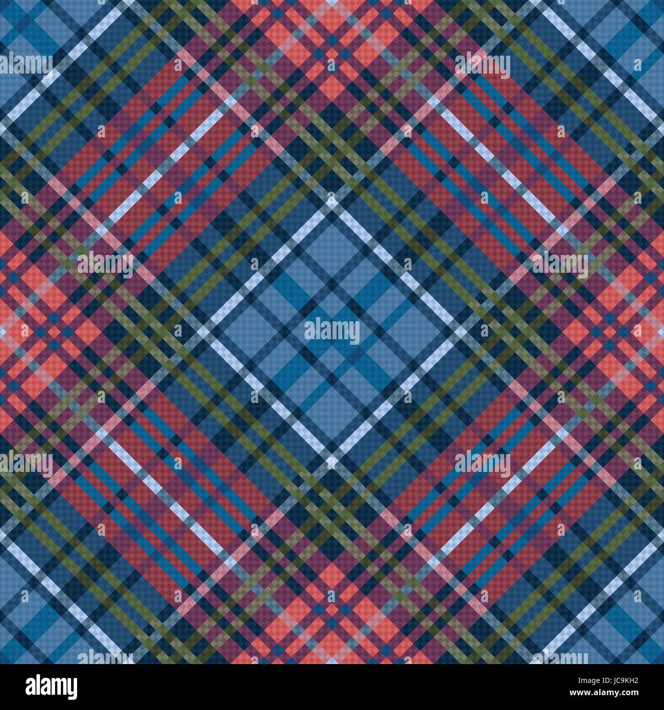 Checkers Pattern Diagonal Seamless checkered diagonal vector pattern with muddy tints Stock ...