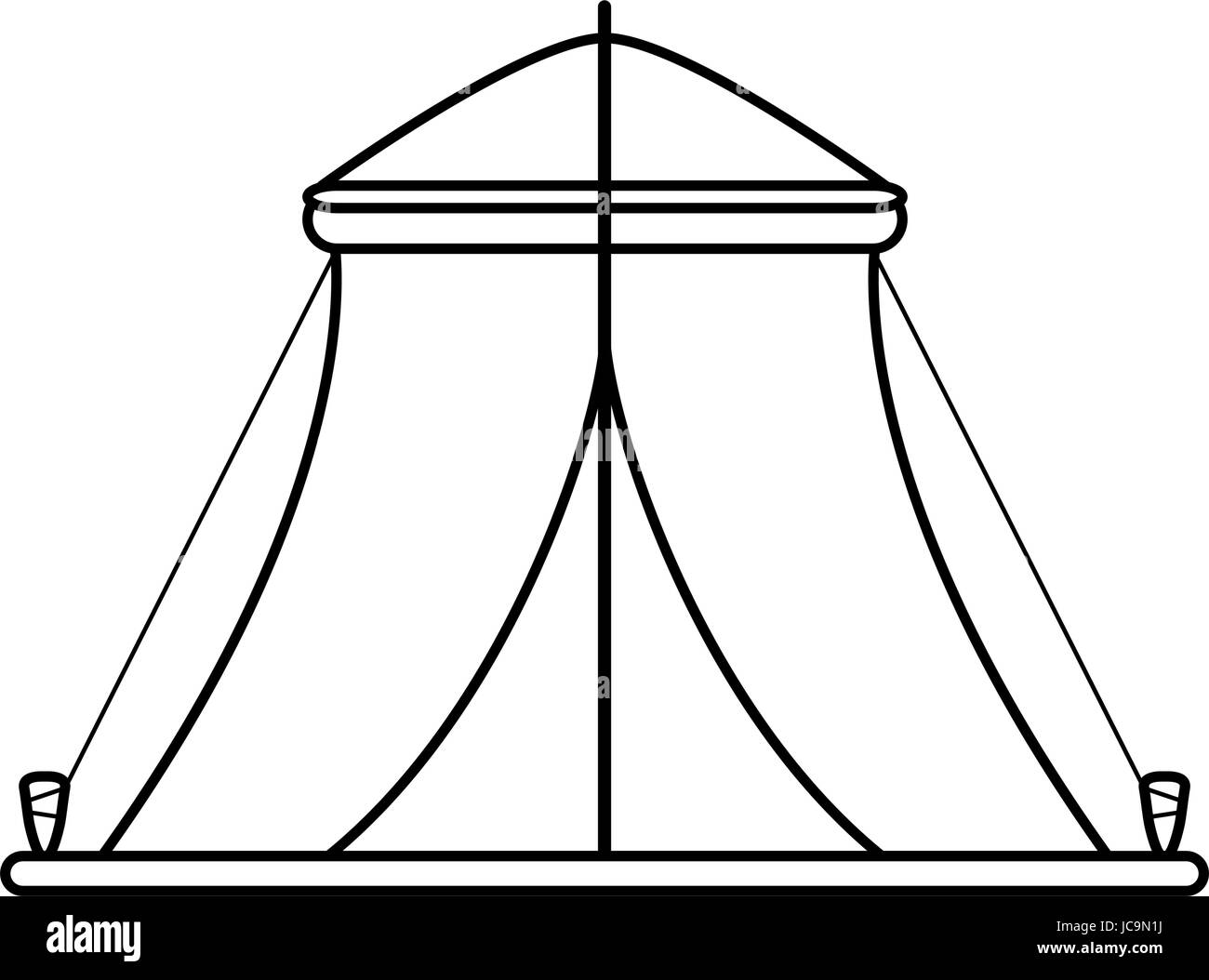 camping tent icon image Stock Vector Image & Art - Alamy