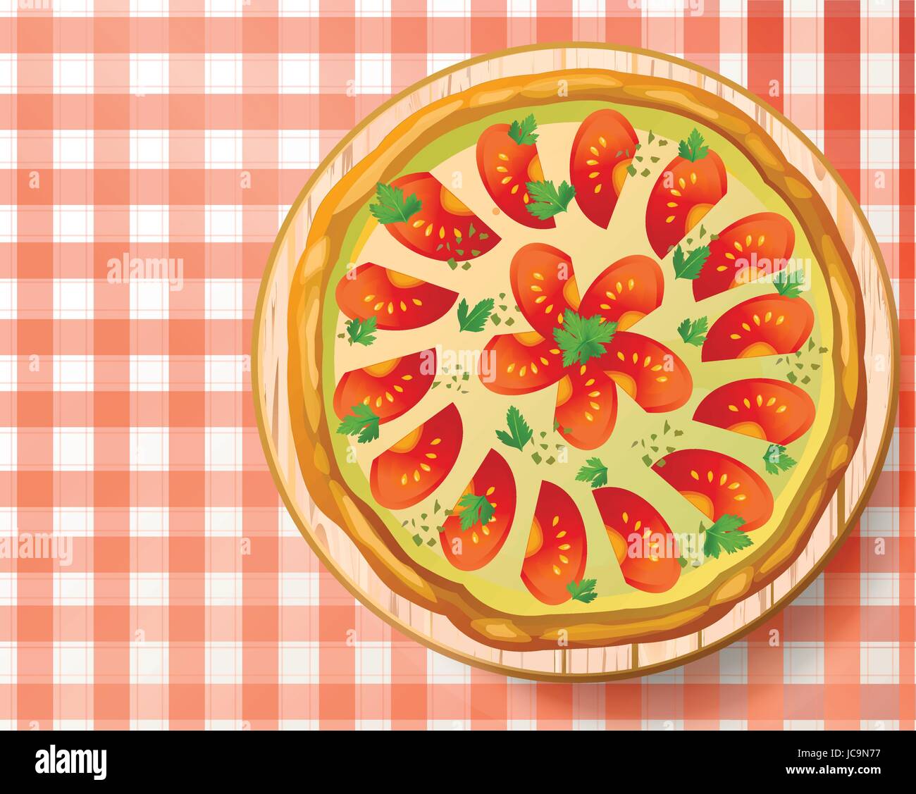 Oregano pizza Stock Vector Images Alamy
