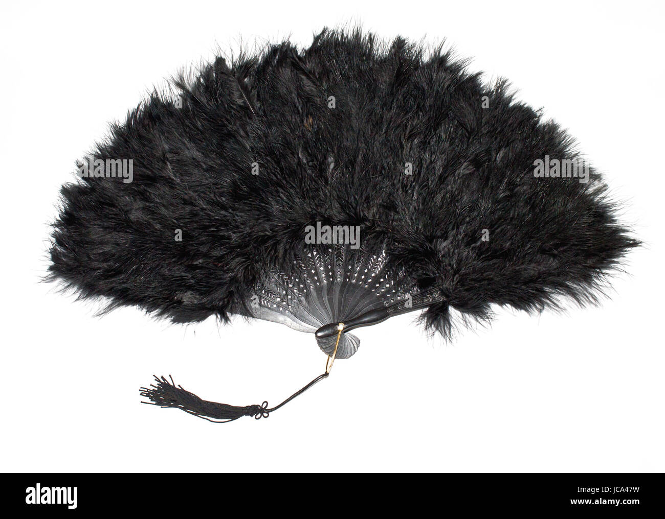Vintage Hand Fan on White Background Stock Photo - Alamy
