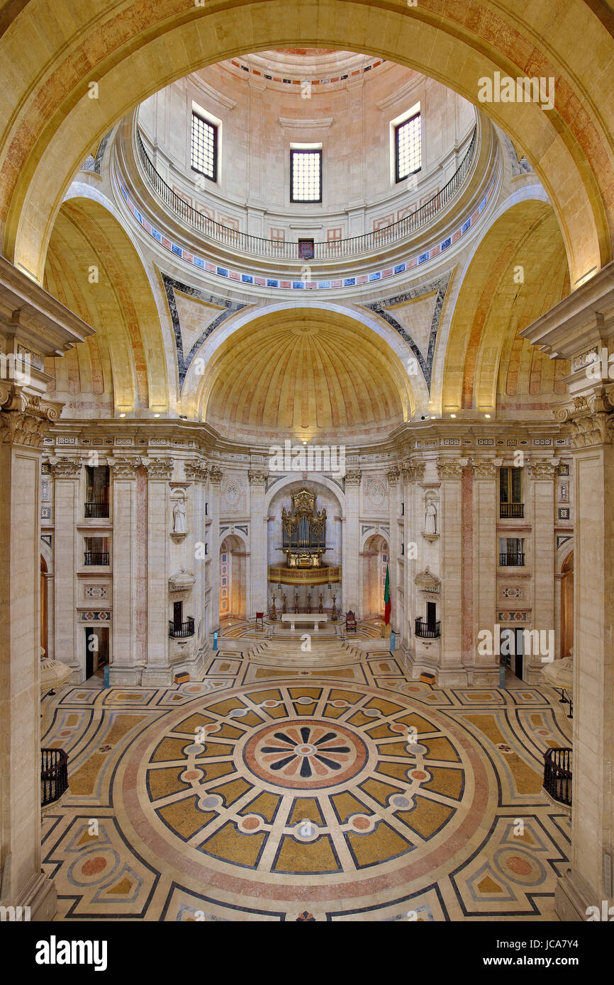 National Pantheon interior in Lisbon, Portugal Stock Photo