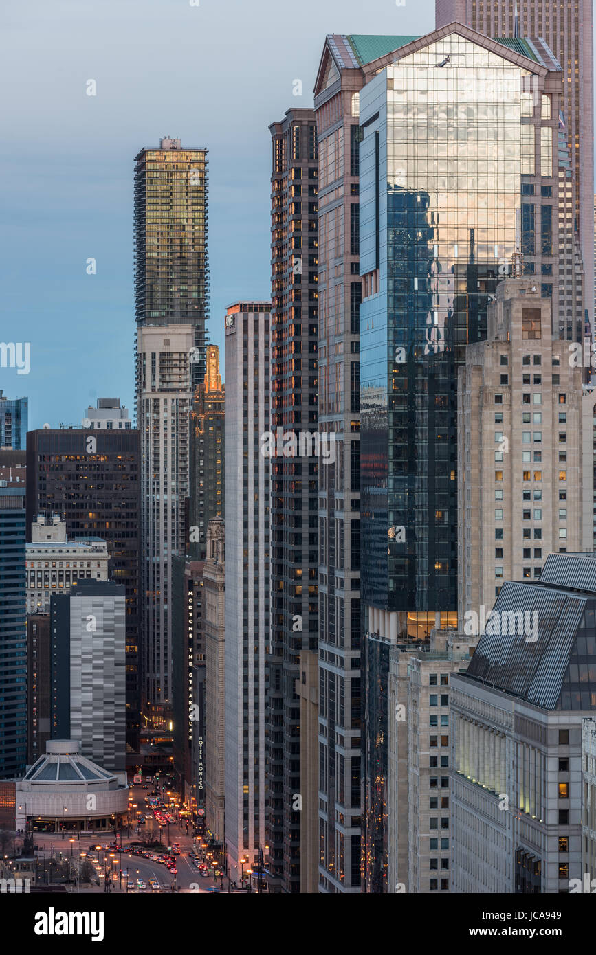 Chicago Architecture Wacker Drive Stock Photos & Chicago Architecture