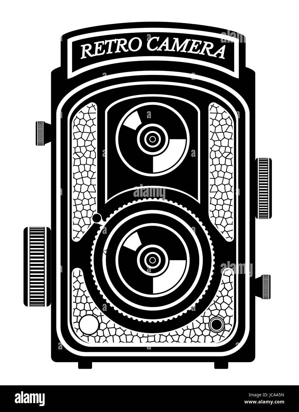 camera photo old retro vintage icon stock vector illustration isolated ...