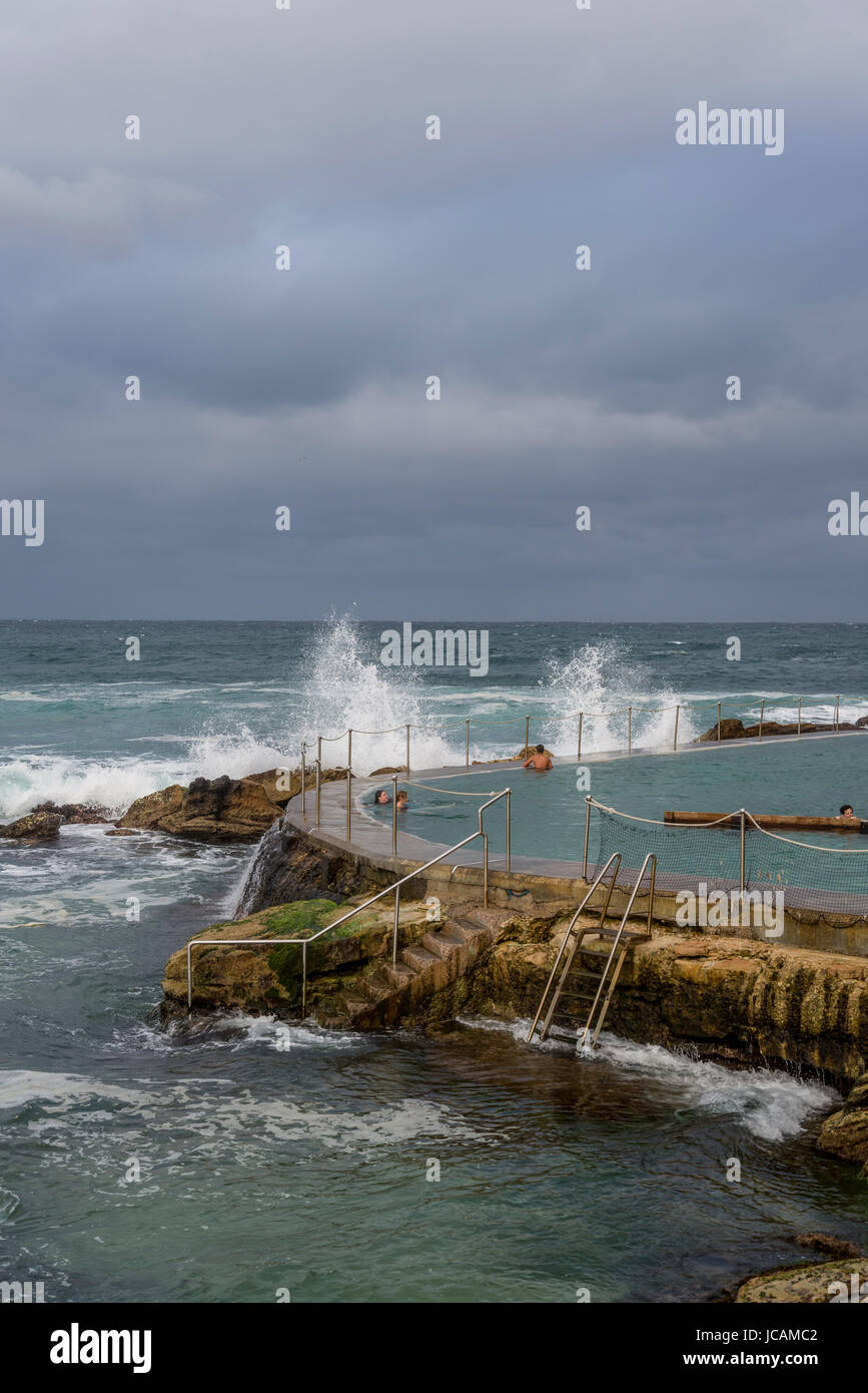 Pool enclosure at Bronte Beach, Eastern suburbs, Sydney, NSW, Australia Stock Photo Alamy