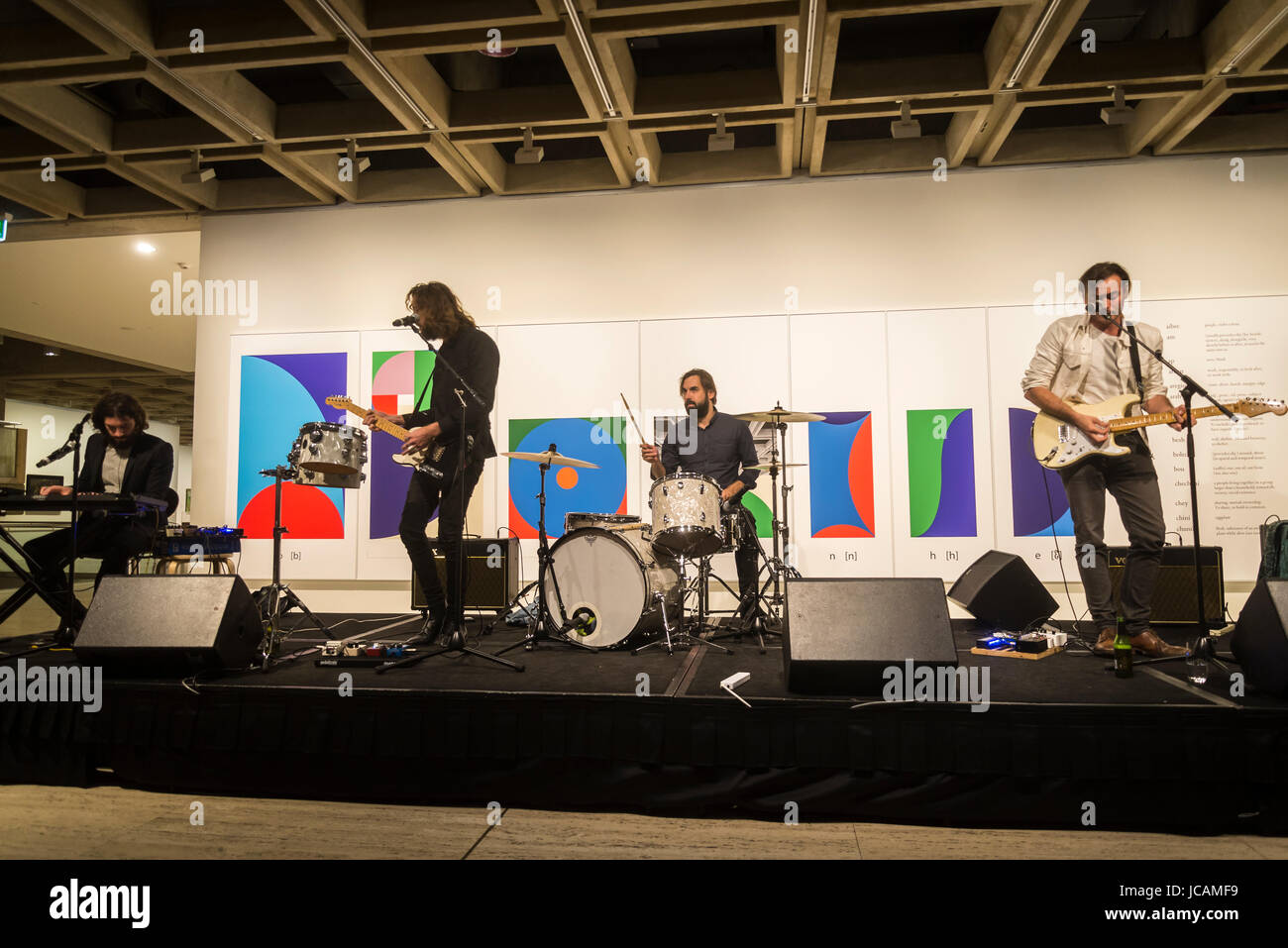 'Australia', pub rock and new wave band playing at the Art Gallery of