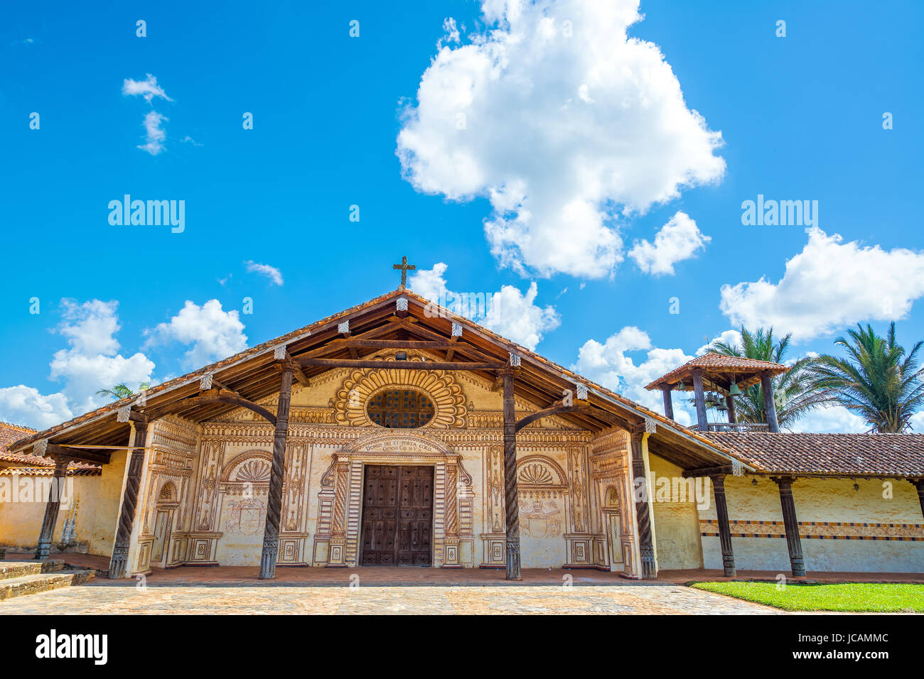 UNESCO World Heritage Jesuit Mission in San Javier, Bolivia Stock Photo