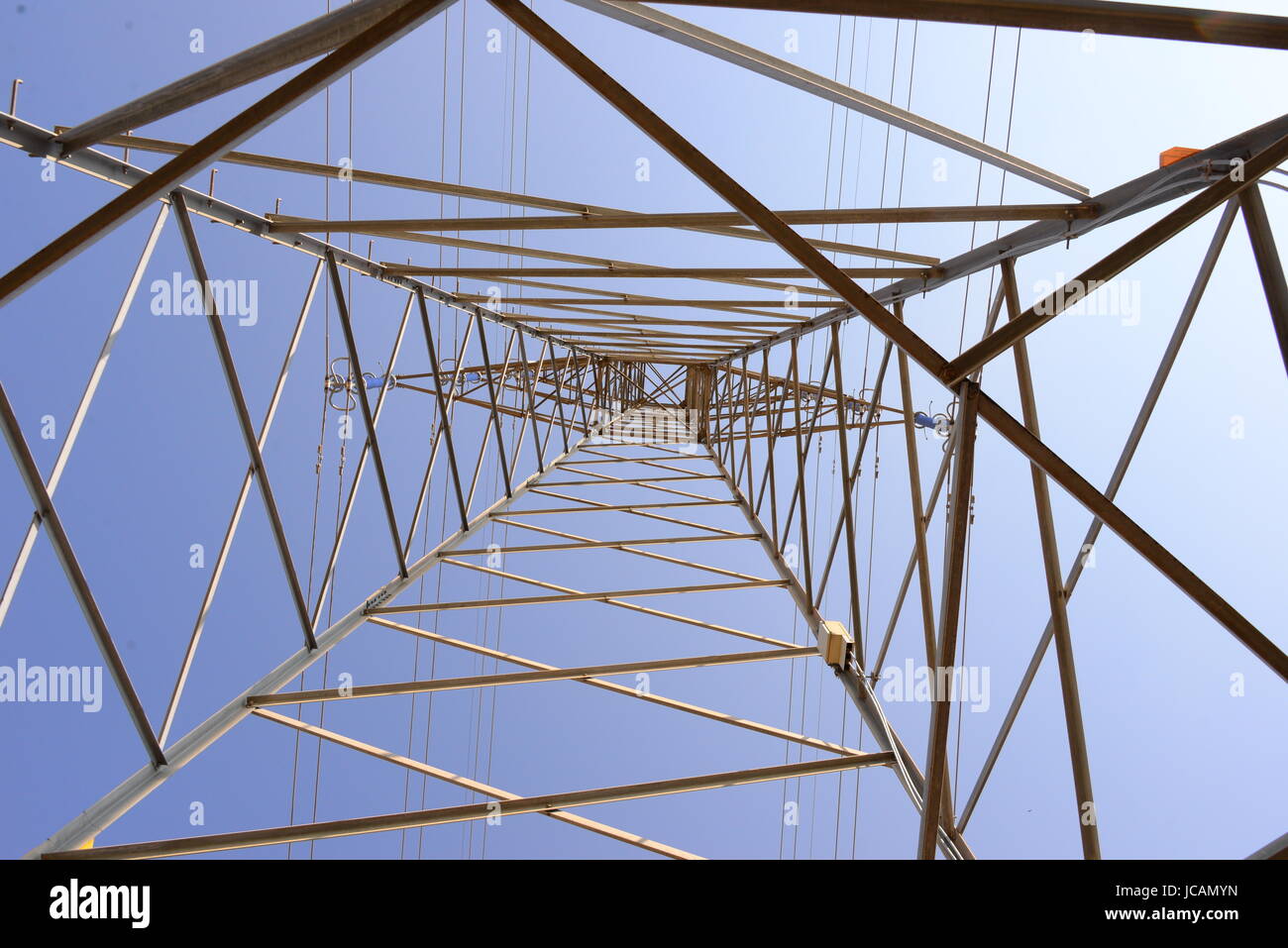 high voltage instructions in spain Stock Photo Alamy